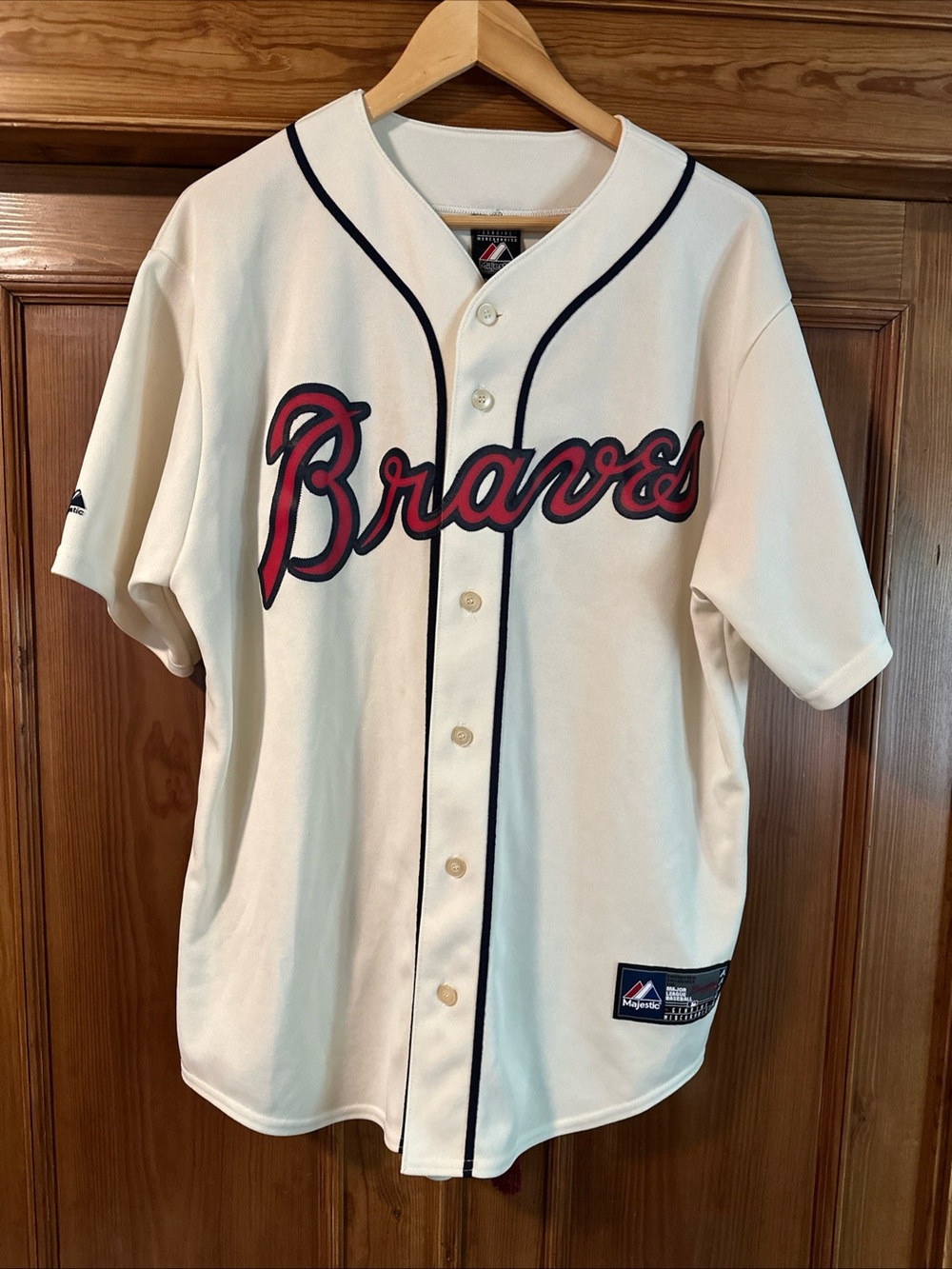 Vintage Atlanta Braves majestic Jersey size large USA made